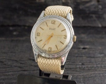 Mens watch, Vintage Poljot mens watch, mens wrist watch, soviet watch, retro watch, vintage russian watch