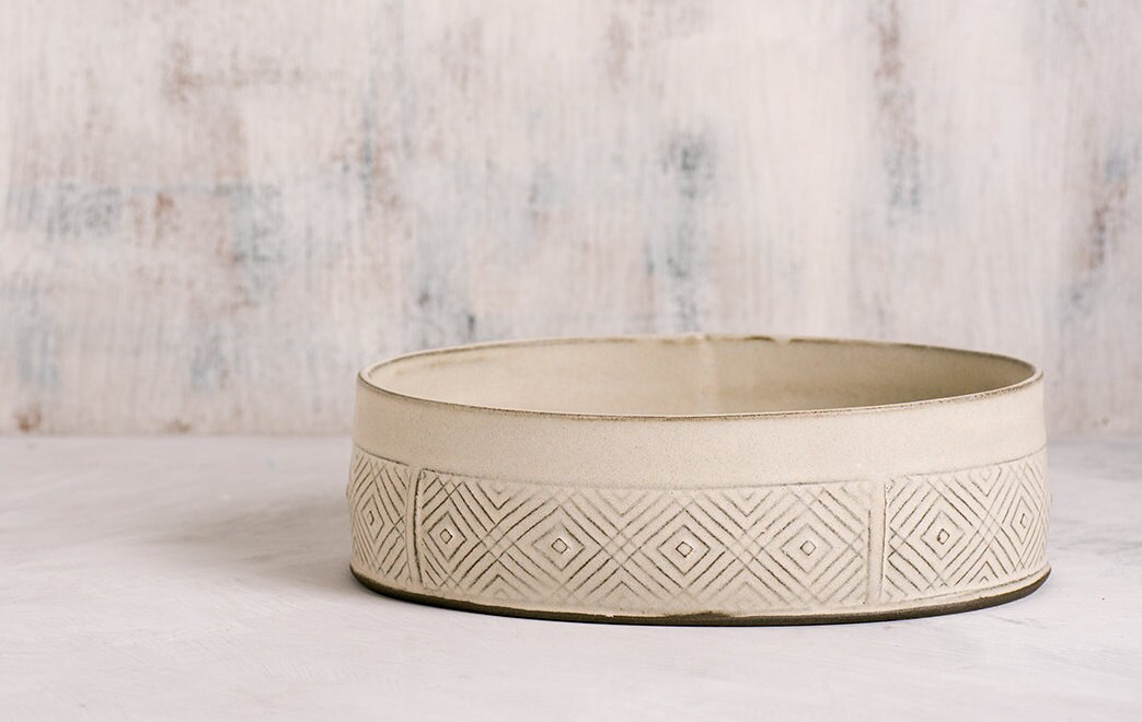 White Ceramic Bowl White Serving Bowl Large Fruit Bowl