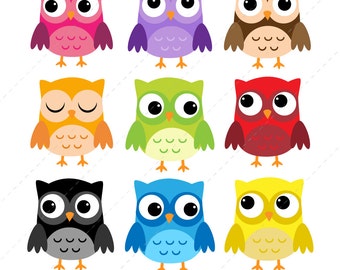 Buhos clipart | Etsy