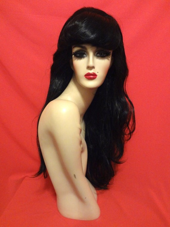 PRISCILLA PRESLEY WIG Custom Professional Costume Wig by nycwigs