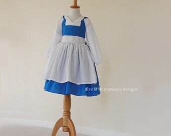 Belle Dress - Belle Costume - Blue Belle Dress - Blue Belle Costume - Provincial Belle - Belle Town Dress - Provincial Belle Dress