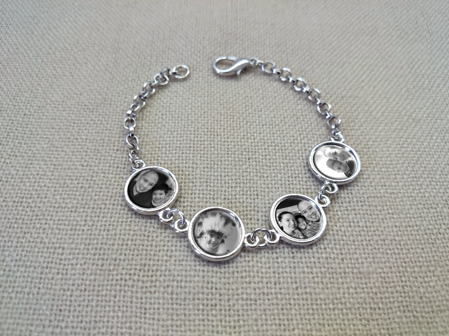 Personalized Photo Bracelet12mm Personalized picture