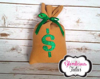 Money Bag | Burglar | Cops and robbers prop | Money bag prop | Money pillow |