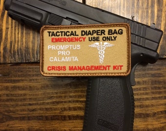 Tactical Diaper Bag Patch ~~Desert Tan~~~