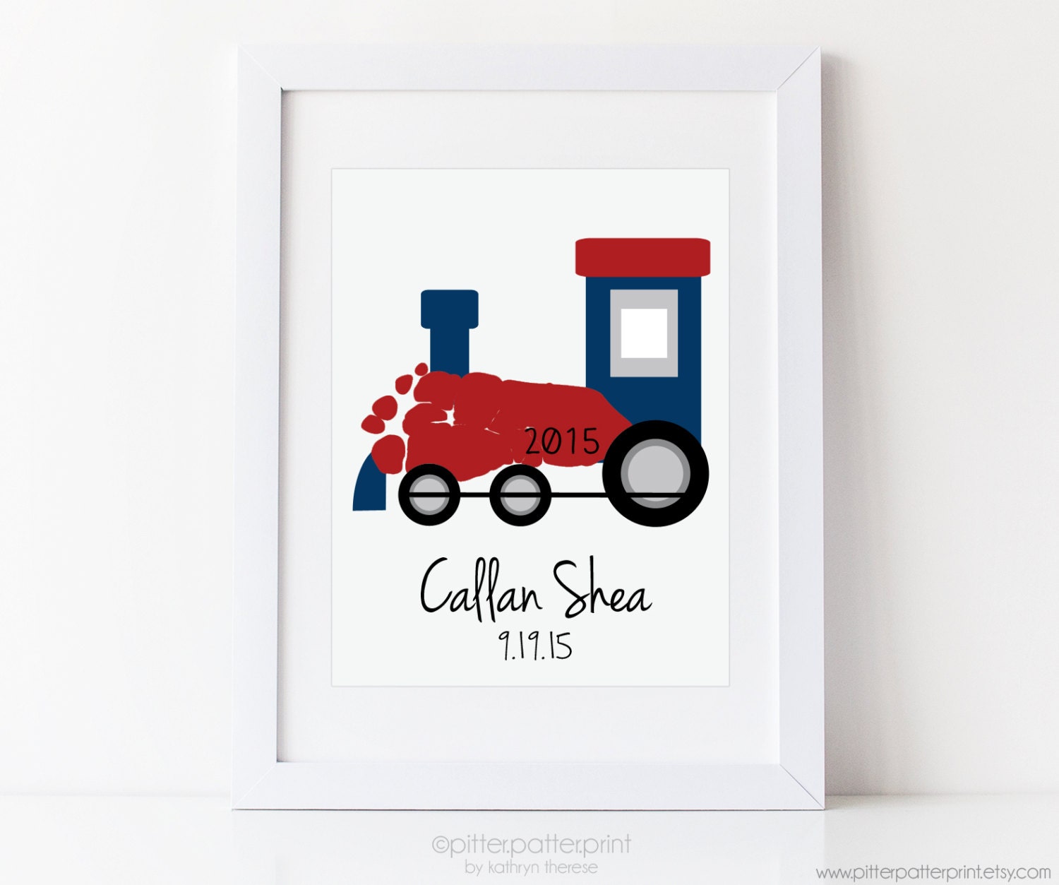Train Nursery Art Print Transportation Nursery Wall Art Baby