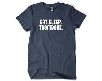 Trombone Shirt-Eat Sleep Trombone Gift Men Women