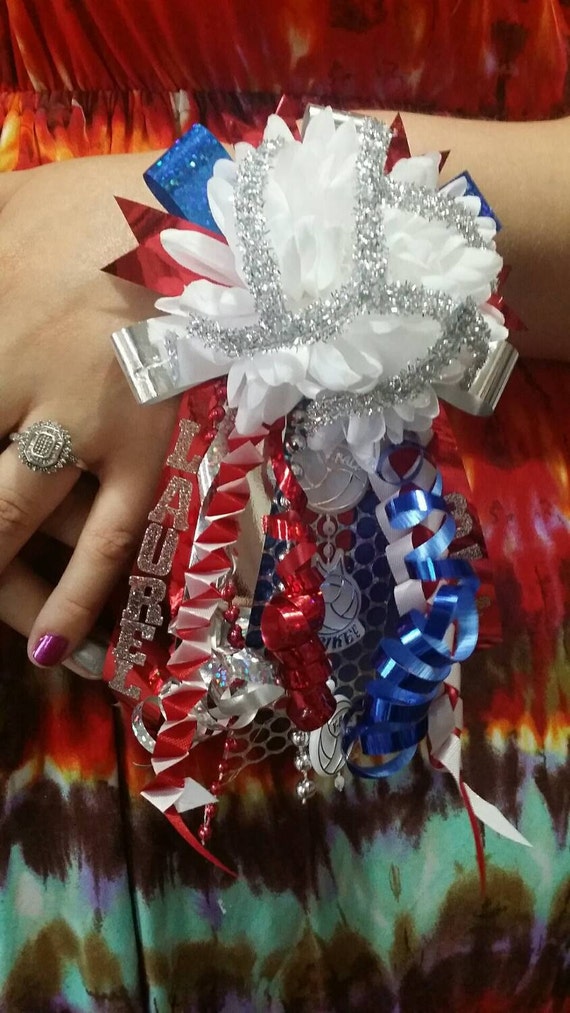 Custom Homecoming Wristlet Mum Wrist Corsage