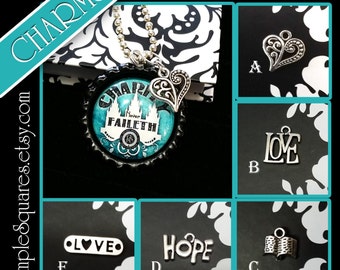 CHARMS - Pack of 10 DIY for Jewelry, Necklaces, Pendants. Use in Relief Society, YW, Super Saturday, Make and Take Girls Camp Birthday Gifts