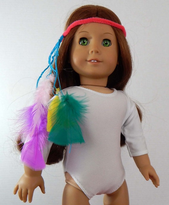 Items similar to Doll Feather Headband, Fits Most 18 Inch Dolls on Etsy