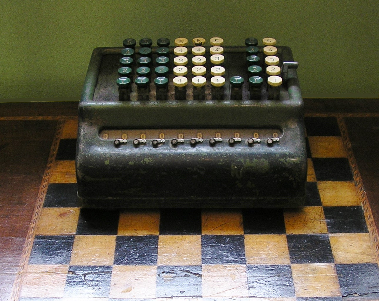 Vintage 1940s adding machine comptometer Bell Punch PLUS Rapid Adder ...