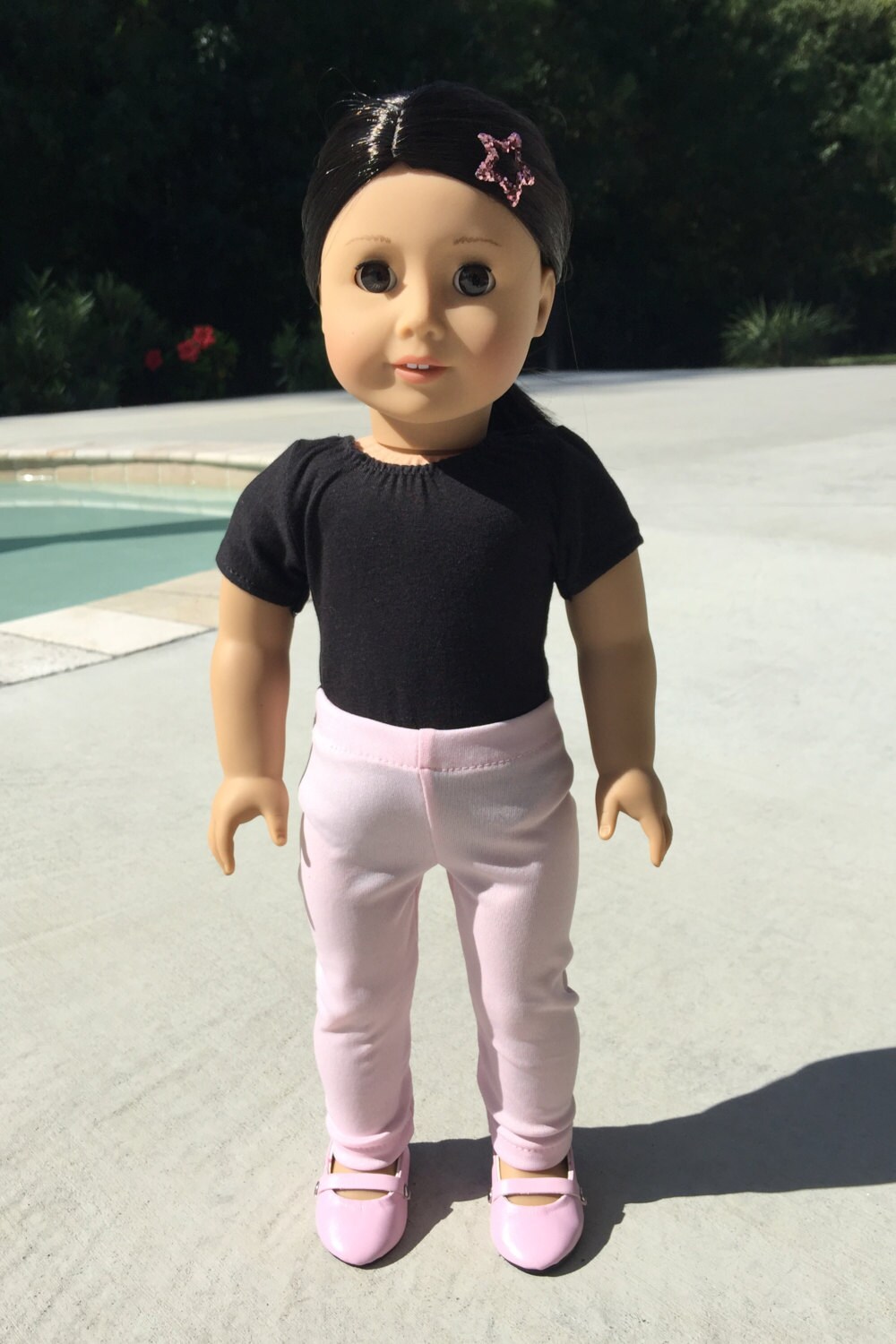Doll Pants 18 Inch Doll Pants Pink Pants 18 by LivingCoastalDesign
