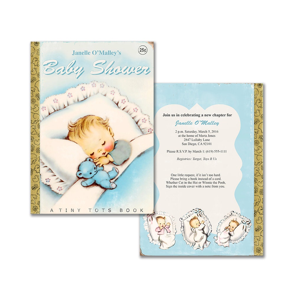 storybook themed baby shower invitations vintage baby book shower invitation diy baby boy printable storybook themed baby shower invitations vintage baby book shower invitation diy baby boy printable
