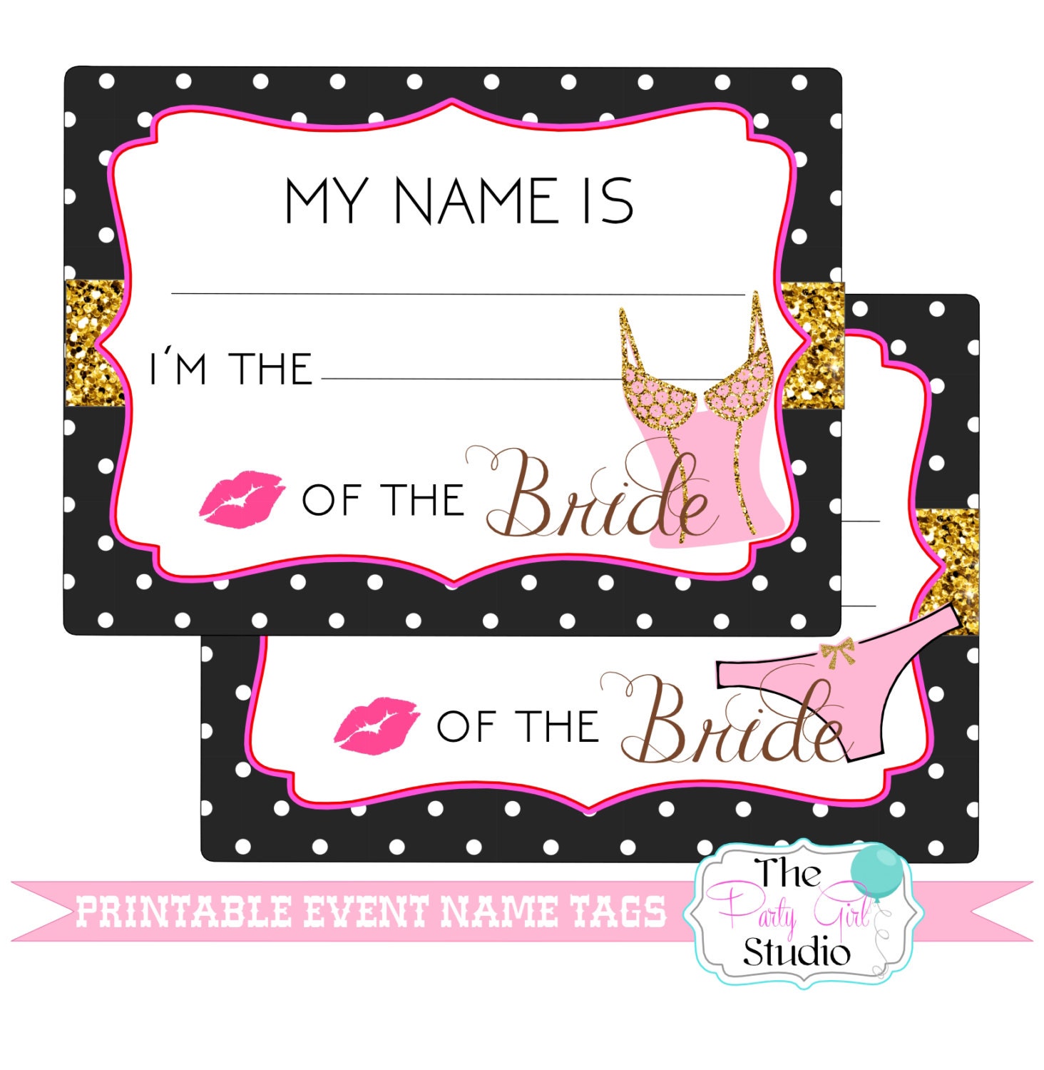 Printable Name Tags/Event/Wedding/Engagement/Party