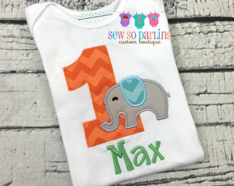 elephant birthday shirt