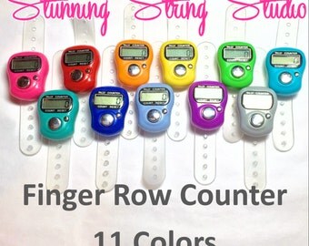 Finger Row Counter - 11 Color Options