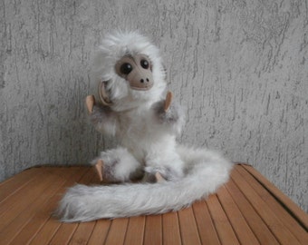 stuffed capuchin monkey