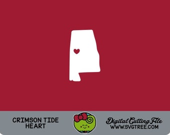 Alabama SVG State Outline SVG Alabama Decor Commercial Free Cricut Files Silhouette Files Digital Cut Files svg cut files