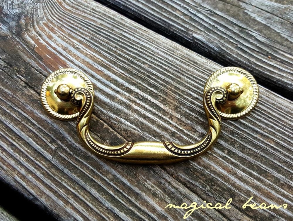 Kbc Drop Bail Pulls Gold Drawer Pulls Brass Drawer Pulls