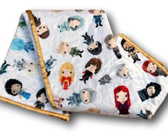 Game of Thrones Quilt * Game of Thrones Blanket * Game of Thrones Baby Gift * Game of Thrones * Game of Thrones Baby * Personalized Baby