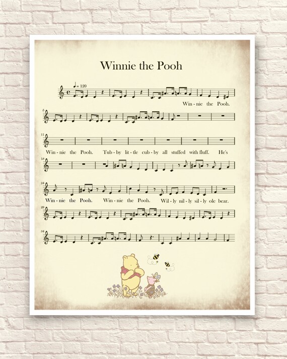 Winnie The Pooh Song Lyrics