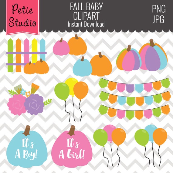 baby shower pumpkin clipart - photo #11