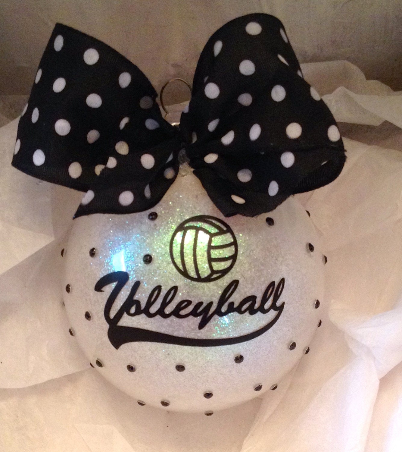 Volleyball ornament Christmas ornament Christmas volleyball