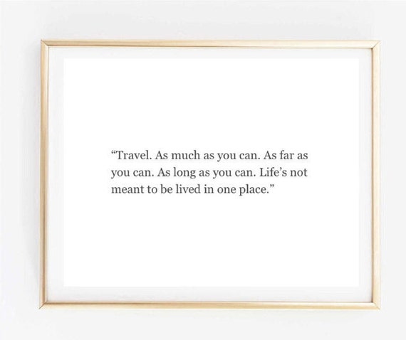 Travel Quote Room Decor Love Inspirational Tumblr Travel Quote Room Decor Love Inspirational Tumblr