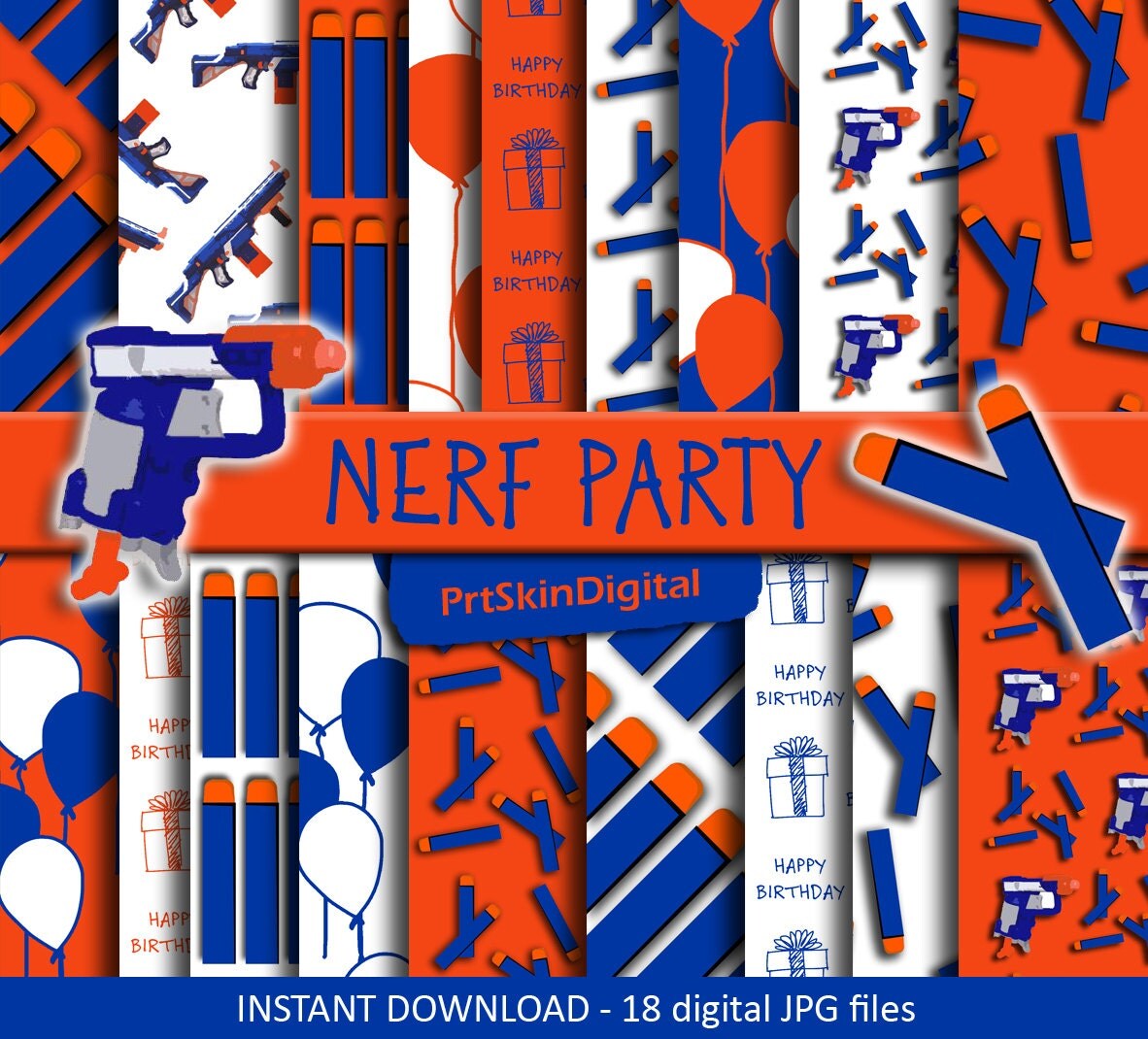 paper nerf darts