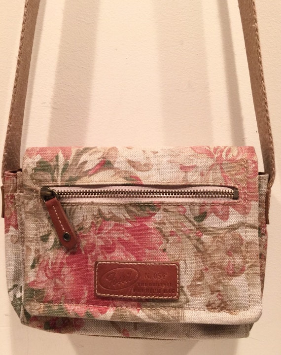 canvas fossil crossbody purse