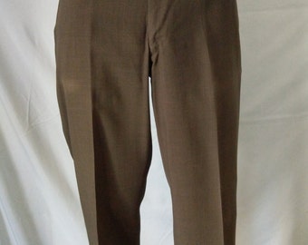 Vintage 60s 70s Majer Slacks men's pants green color size 36