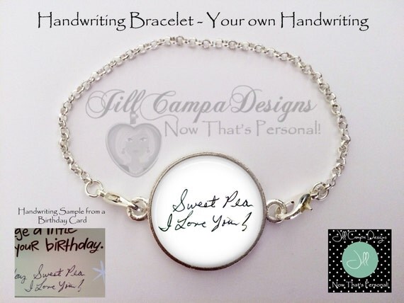 custom bracelet handwriting custom Handwriting Bracelet bracelet Your handwriting