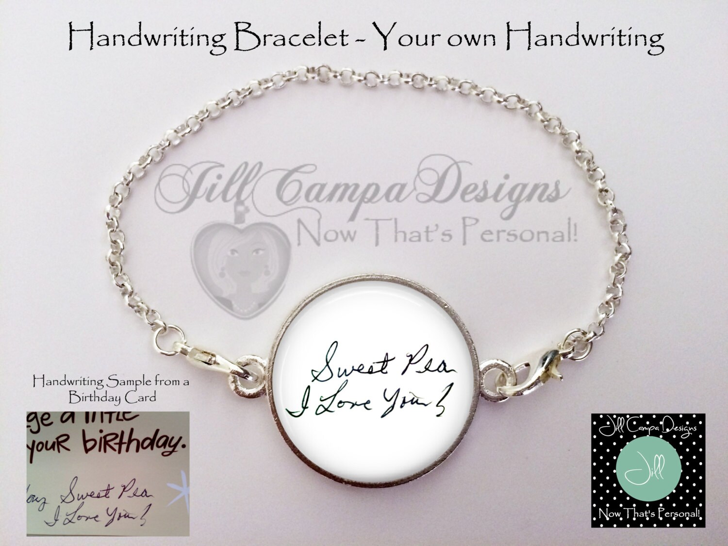 Handwriting Bracelet custom handwriting bracelet Your