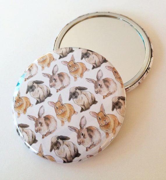 Bunny Rabbit Pocket Mirror