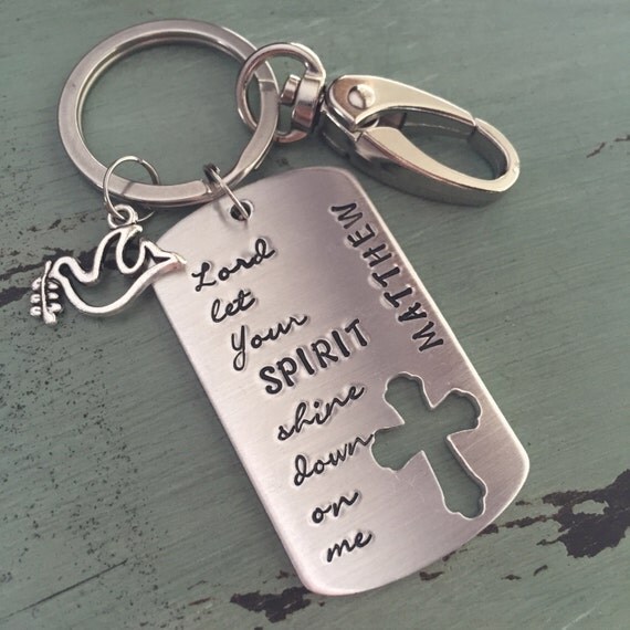 Confirmation Key Chain Confirmation by designchickcreations