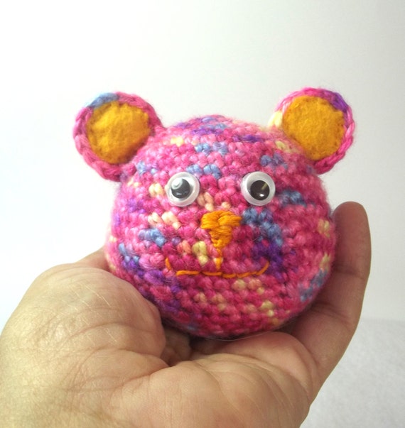 rainbow plush bear