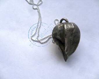 Silver necklace 925 Silver necklace Lantern fruit of Physalis, 60 cm length