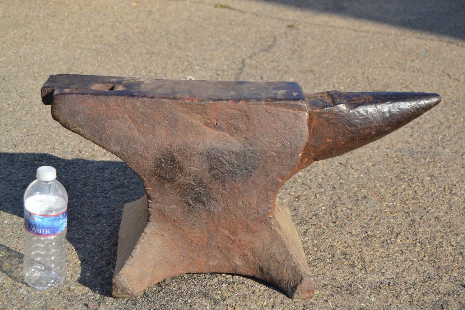 210 lb Blacksmith Anvil Tool Antique Cast Steel Hardware