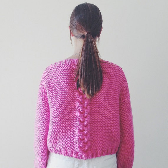 KNIT PATTERN Sweater VALENTINE English & French