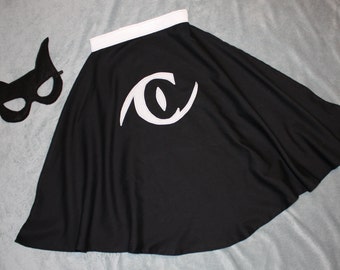 Catwoman Child Sized Cape and Mask