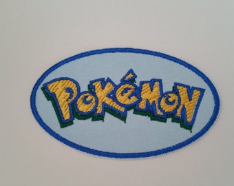 Pokemon character iron on patch Pokemon applique Pokemon embroidery Iron on Pokemon Pokemon patch Cartoon applique Kids patches