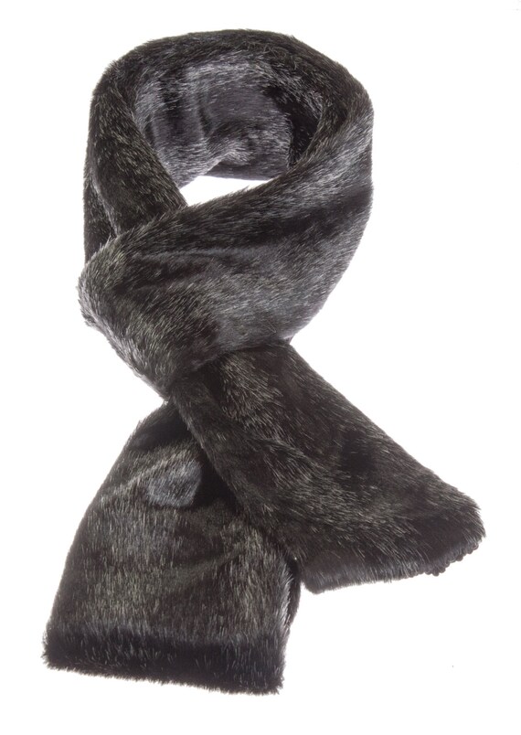 Scarf-Seal Faux Fur scarf fake fur scarf Warm Scarf by PolarMitts