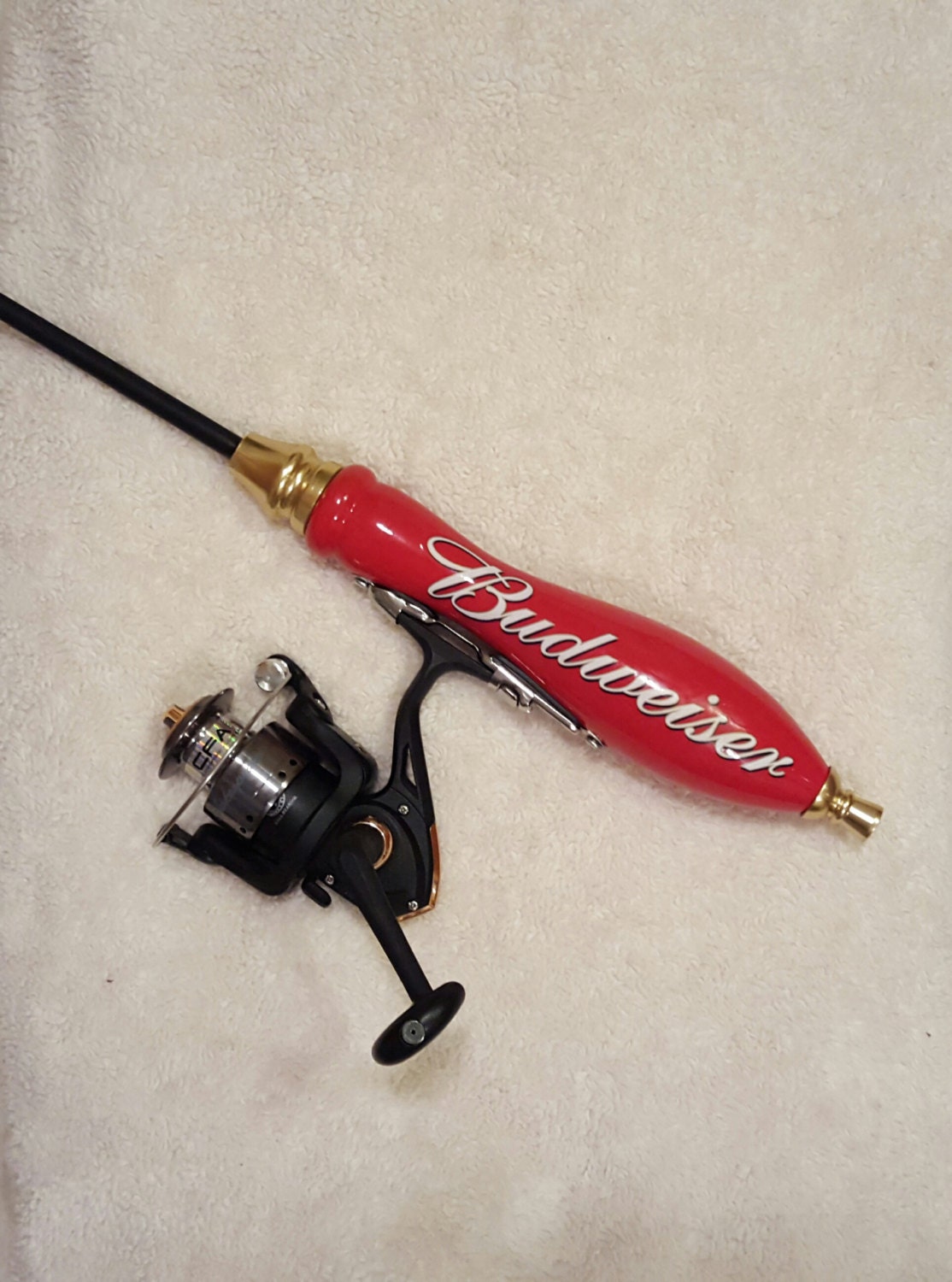 Budweiser Beer Tap Fishing Pole
