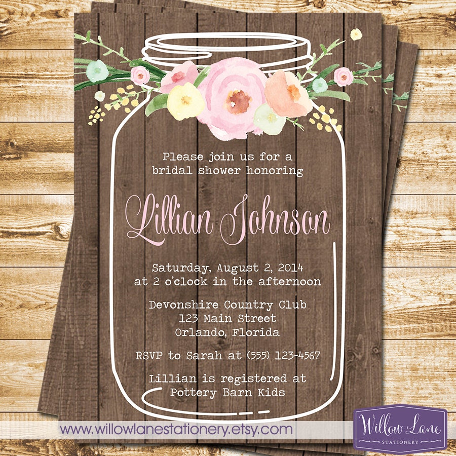 Mason Jar Invitations 2