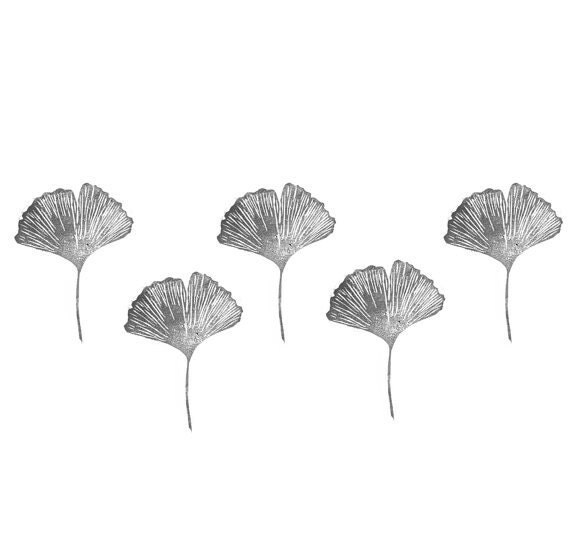 Ginkgo Leaf Rubber Stamp 018105