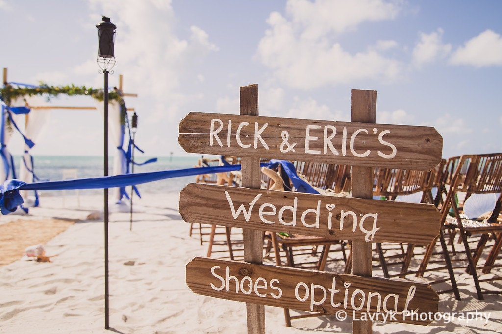 Rustic Wedding Decor Beach Sign On Wood Shoes Here VOWS There Love Everywhere Couples Gift Optional Directional Arrow Rustic Wedding Decor Beach Sign On Wood Shoes Here VOWS There Love Everywhere Couples Gift Optional Directional Arrow