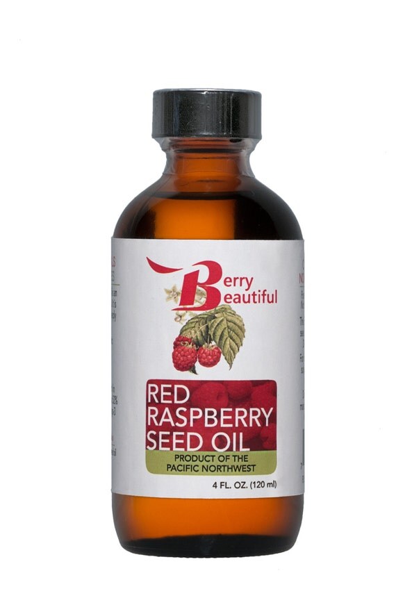 Red Raspberry Seed Oil 4 Fl Oz 120 ml Cold Pressed by