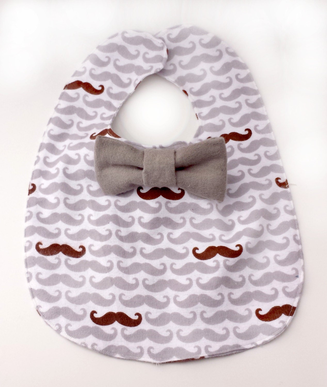 Mustache Baby Bib Bowtie Bib Bow tie Baby Bib Dribble