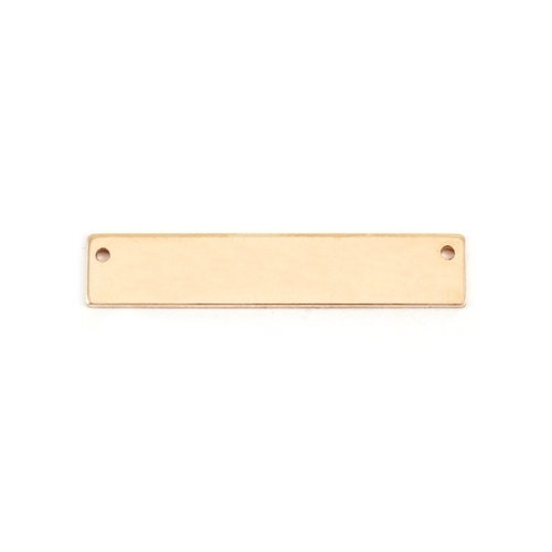 14K gold filled blank bar Stamping Bar Gold Connector Bar