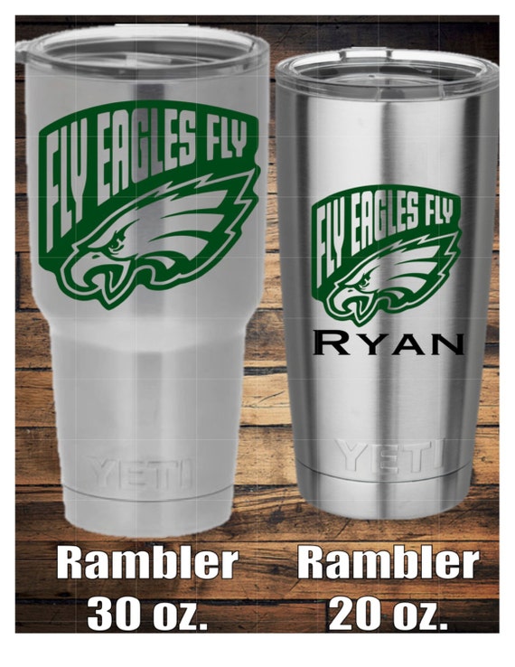 Philadelphia Eagles Yeti Decal by TheCraftyAggie on Etsy