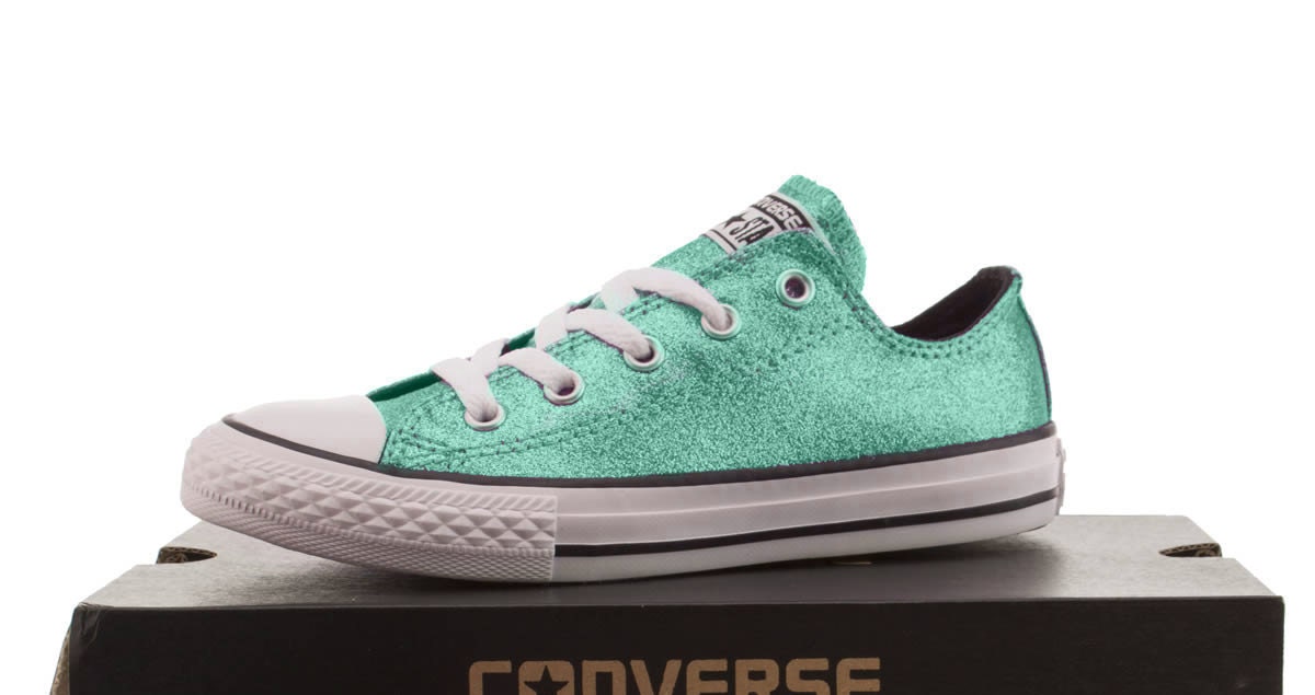 Converse shoes converse mint glitter wedding converse low top